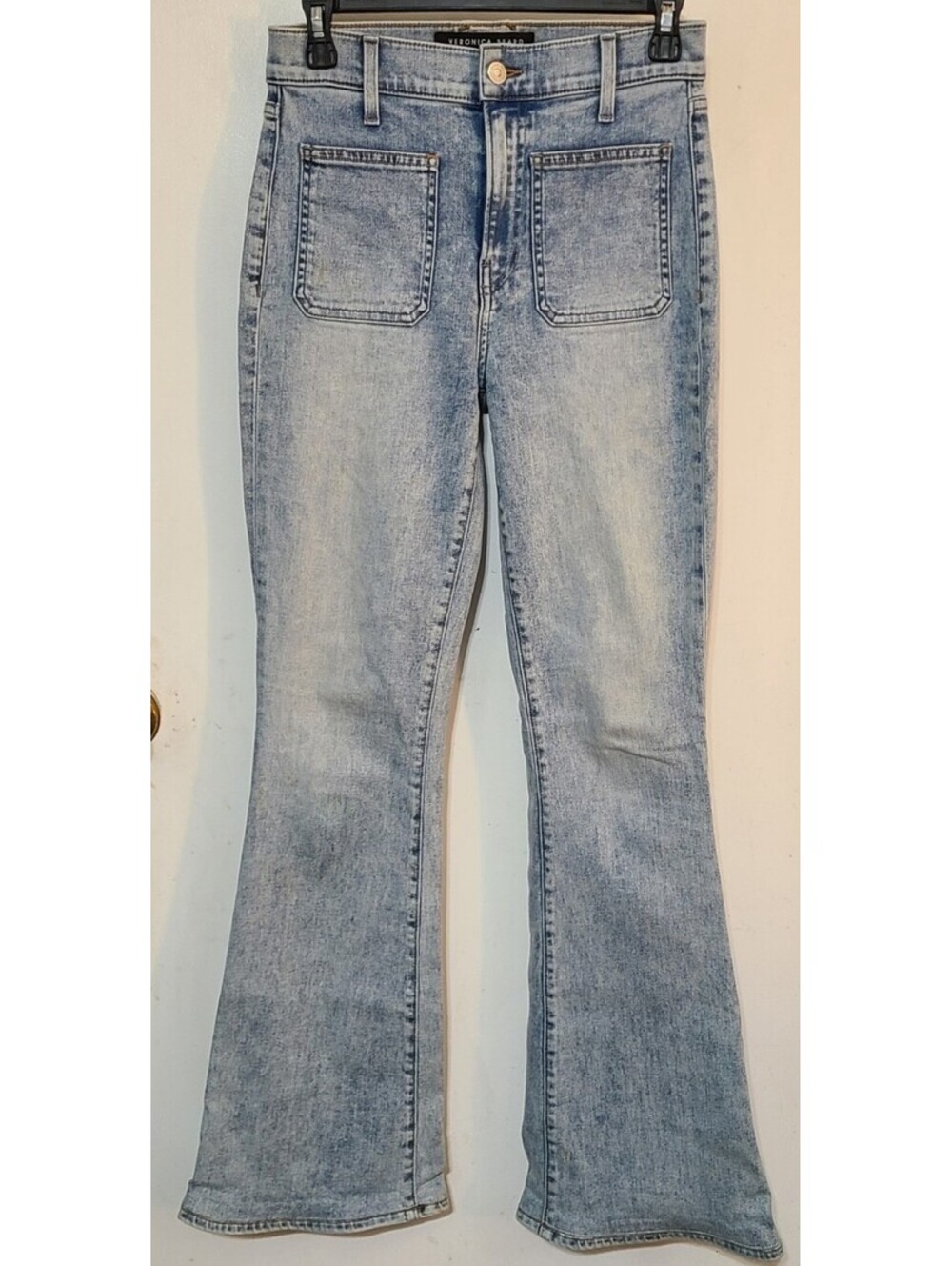 Veronica Beard Florence Flare Jeans 26 High Rise Cape Wash Cowgirl Luxe